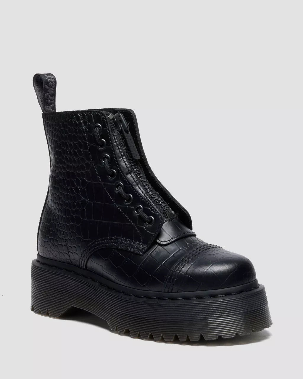 SINCLAIR CROC EMBOSS PLATFORM BOOTS