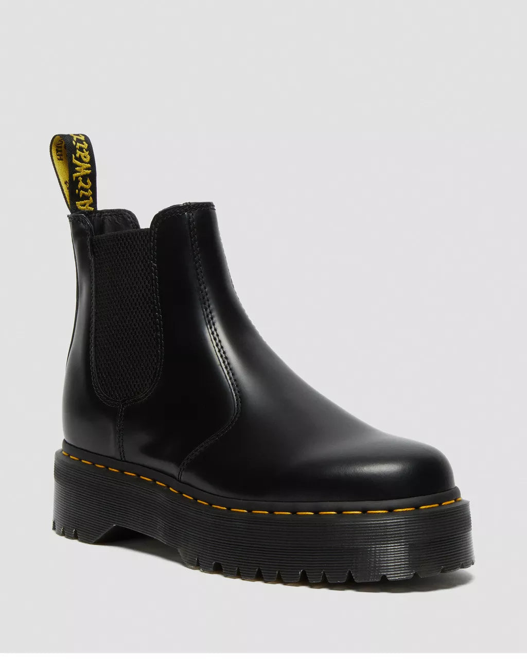 2976 POLISHED SMOOTH PLATFORM CHELSEA BOOTS