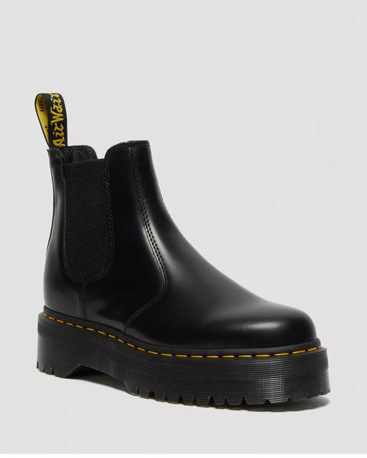 2976 POLISHED SMOOTH PLATFORM CHELSEA BOOTS