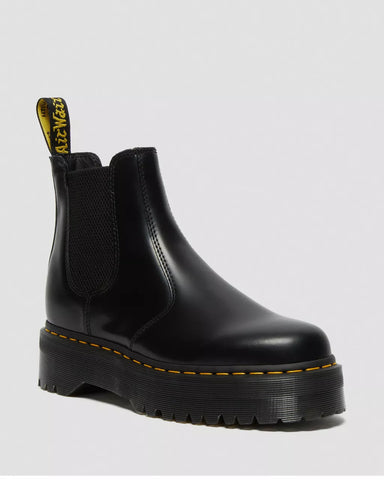 2976 POLISHED SMOOTH PLATFORM CHELSEA BOOTS