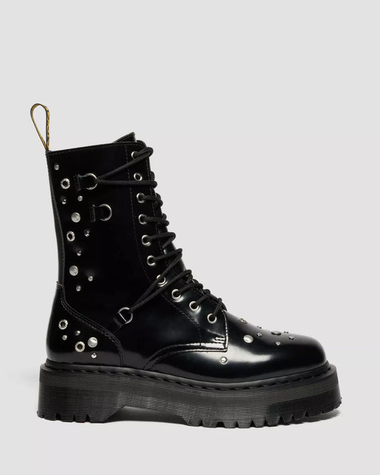 JADON HI STUDDED BUTTERO PLATFORMS BOOTS