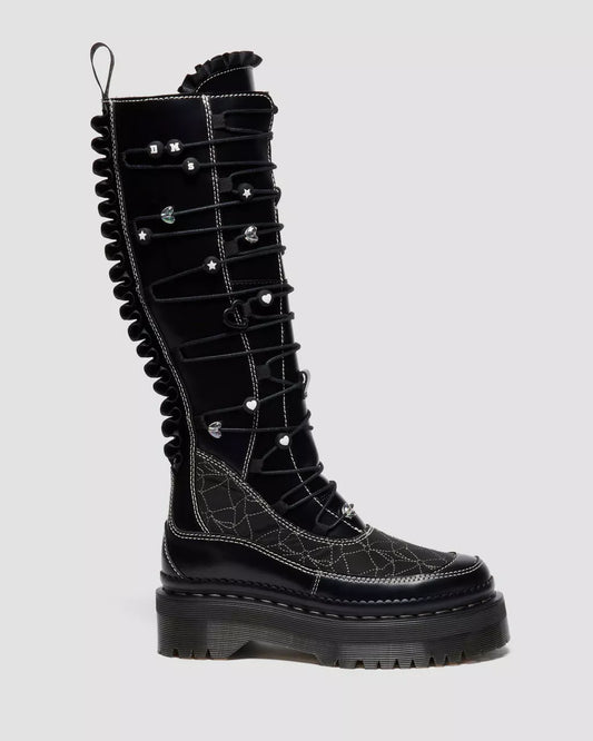 XTRM FRILL PLATFORM BOOTS
