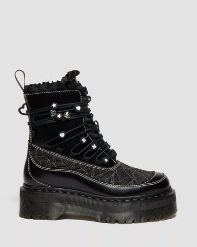 JADON FRILL SMOOTH PLATFORM BOOTS