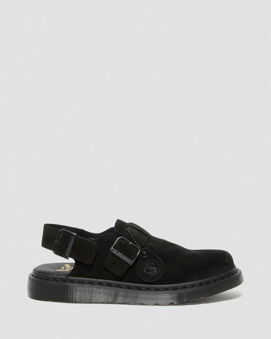 JORGE MADE IN ENGLAND SUEDE SLINGBACK MULES