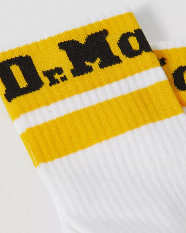 ATHLETIC LOGO ORGANIC COTTON BLEND SOCKS