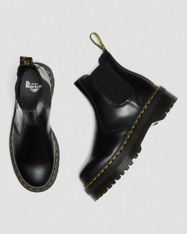 2976 POLISHED SMOOTH PLATFORM CHELSEA BOOTS