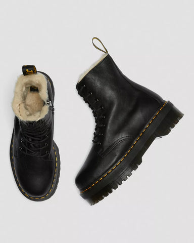 JADON BOOT FAUX FUR LINED PLATFORMS