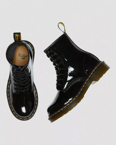 1460 PATENT LACE UP BOOTS