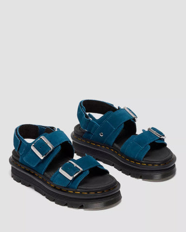 ZEBZAG SUEDE SANDALS