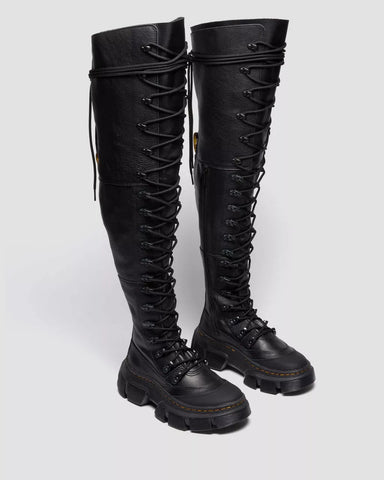DMXL XTRM HI EXTRA TALL SOFT LEATHER PLATFORM BOOTS