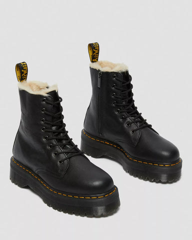 JADON BOOT FAUX FUR LINED PLATFORMS