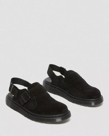 JORGE MADE IN ENGLAND SUEDE SLINGBACK MULES