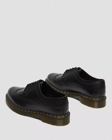 3989 YELLOW STITCH SMOOTH BROGUE SHOES