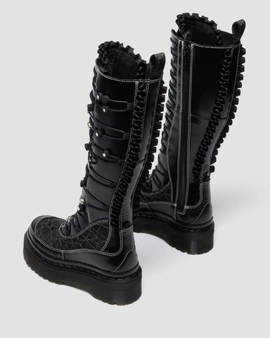 XTRM FRILL PLATFORM BOOTS