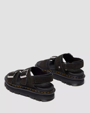 ZEBZAG SUEDE SANDALS