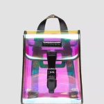 IRIDESCENT TRANSPARENT MINI PACKPACK