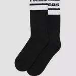 ATHLETIC LOGO ORGANIC COTTON BLEND SOCKS